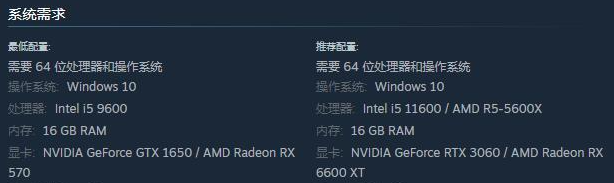 重装前哨配置要求高吗 最低要求配置一览图片1