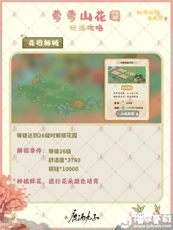 桃源深处有人家花园怎么玩