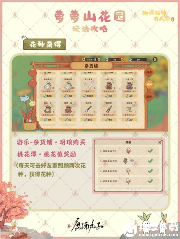 桃源深处有人家花园怎么玩