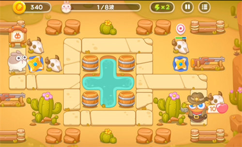 保卫萝卜4波仔很忙第一关通关攻略