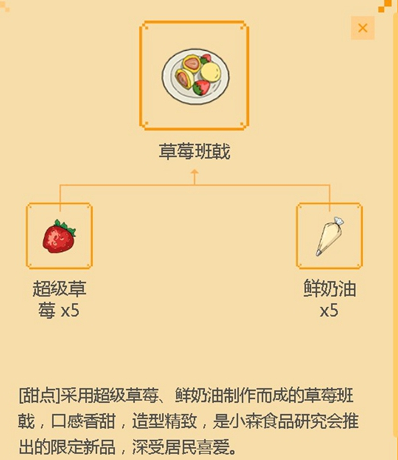 小森生活草莓班戟食谱配方是什么制作方法介绍