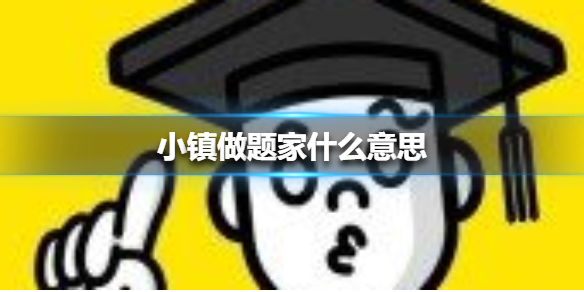 网络用语小镇做题家梗的意思介绍