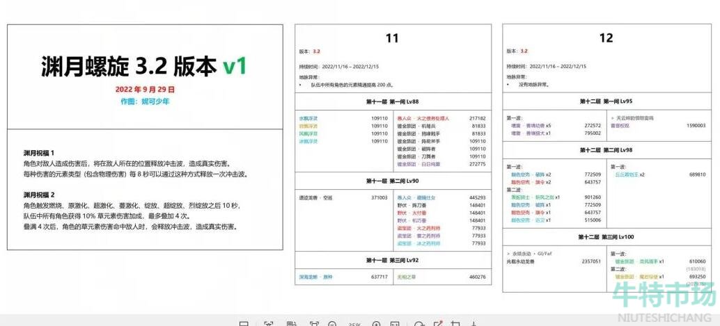 《原神》3.2版本深渊怪物位置及打法攻略