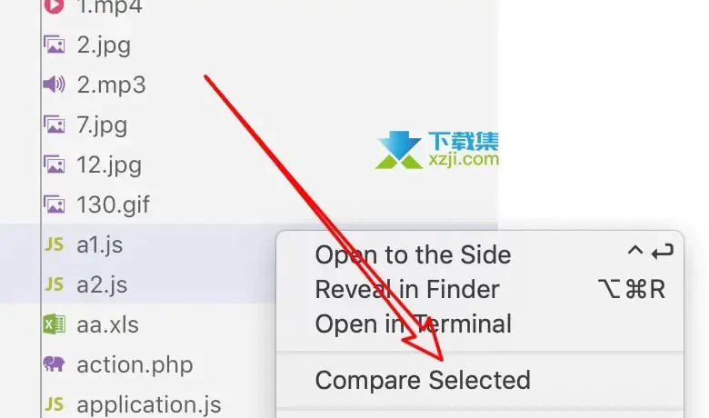 vscode编辑器怎么对比两个文件内容 vscode对比两个文件区别方法